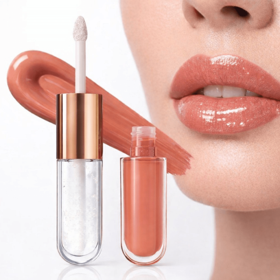 Çift Etkili Nude Dudak Renklendirici Ruj & Parlak Nemlendirici Lip Oil