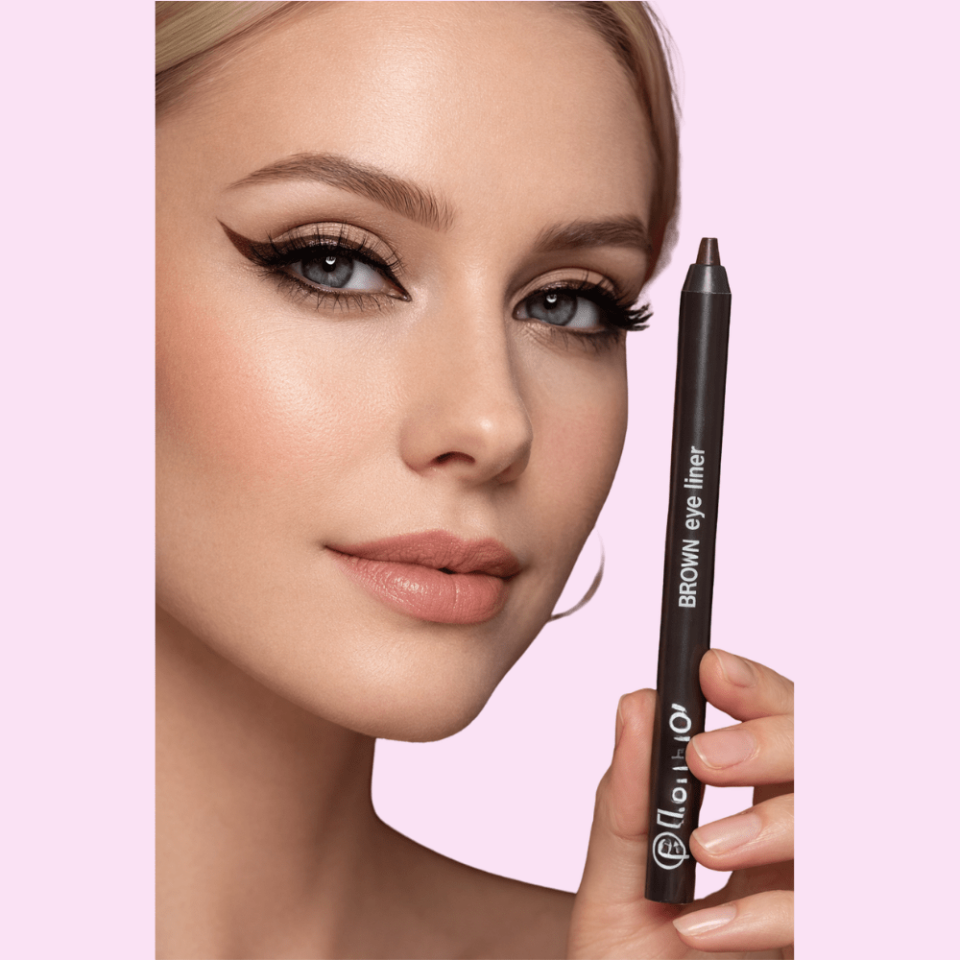 Göz Kalemi & Eyeliner Brown – Doğal Kahverengi, Suya Dayanıklı