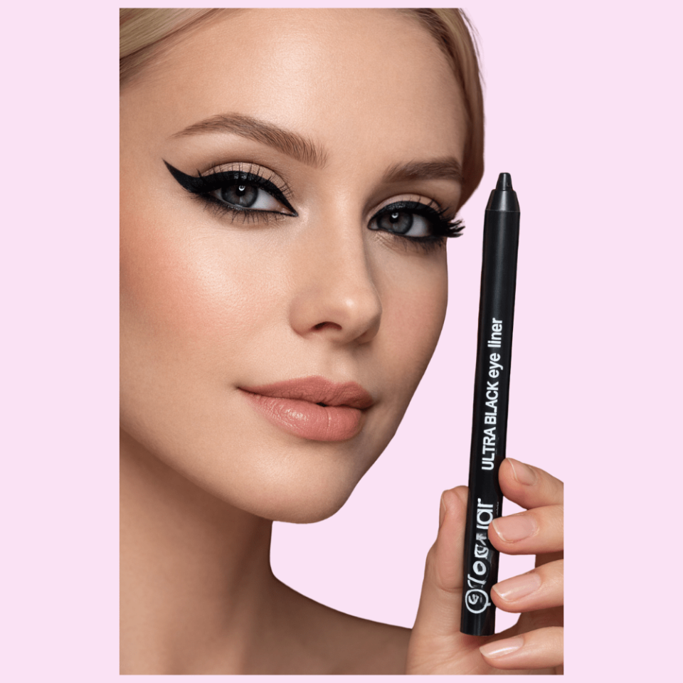 Göz Kalemi & Eyeliner Ultra Black – Tek Uçlu Yoğun Siyah, Suya Dayanıklı