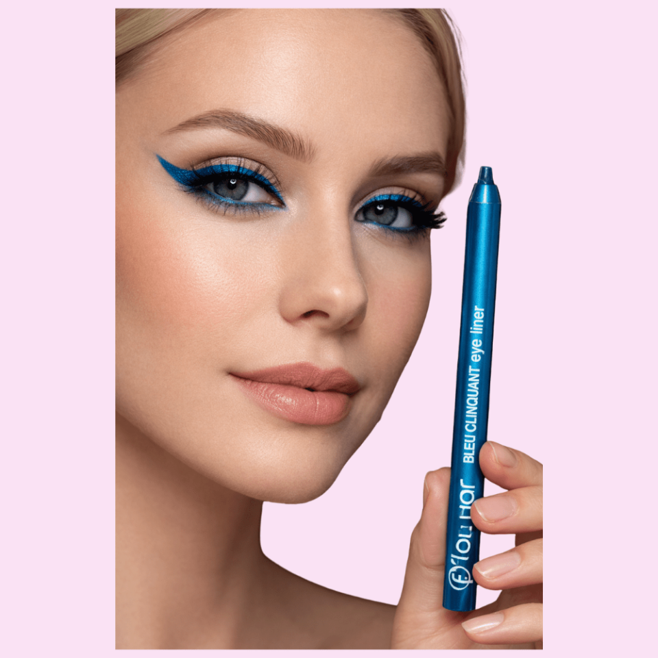 Göz Kalemi & Eyeliner Parlak Mavi (Electric Blue) – Tek Uçlu Yoğun Pigmentli, Suya Dayanıklı