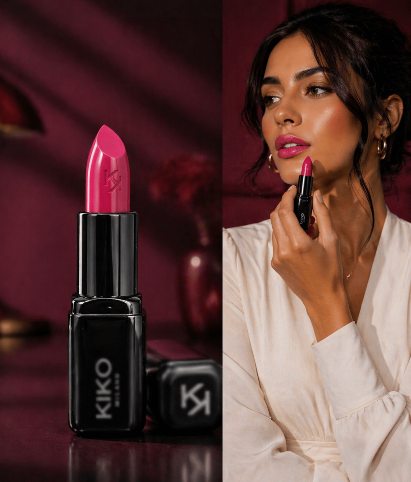 Velvet Kiss Yoğun Pigment Ruj – Canlı Pembe