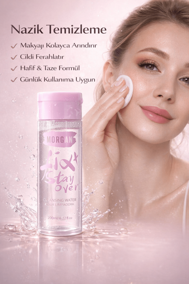 Nazik Arındırıcı Makyaj Temizleme Suyu